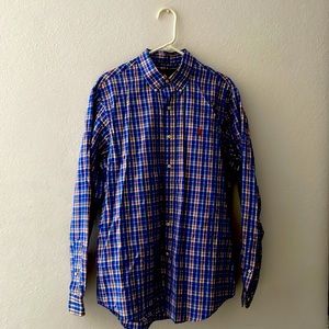 Ralph Lauren men’s plaid shirt. Size large. Almost new.